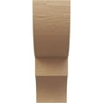 thumbnail image 2 of 5"W x 10"D x 15"H Classic Ridgewood Rough Cedar Woodgrain TimberThane Corbel, Primed Tan, 2 of 6