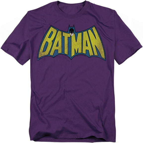 DC Comics T-Shirt Classic Batman Logo Distressed Unisex Graphic Tee For Men & Women