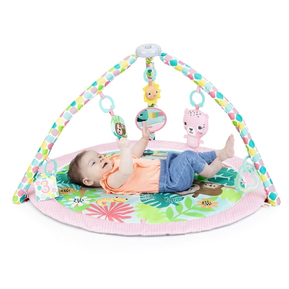Bright Starts Pop 'n Wiggle Rosy Rainforest FoldAway Activity Gym