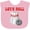 AD-Pink, variant on Inktastic Let's Roll Bowling Boys or Girls Baby Bib