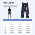 thumbnail image 4 of Fotbe Autumn Leaves With Blue Pantalones de Pijama para Hombre, Pantalones de Dormir, Pantalones de Casa con Cintura Ajustable y Bolsillos-Large, 4 of 6