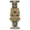 thumbnail image 2 of Cooper Wiring 816V-BOX 15 Amp 250 Volt 3 Wire Ivory Single Receptacle, 2 of 2