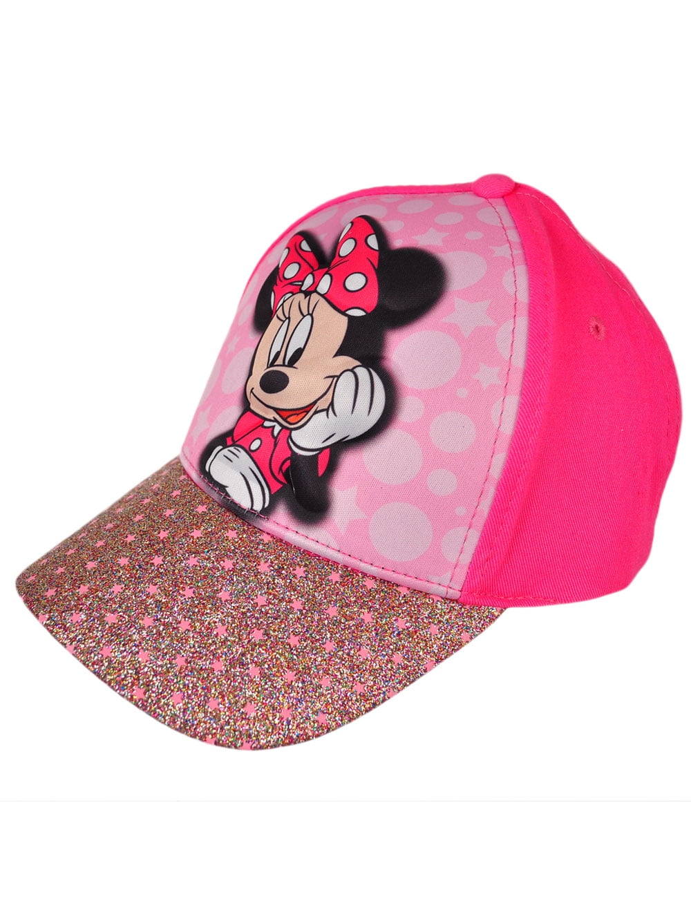 Disneys Minnie Mouse Minnie Rocks the Dots Velcro Adjustable Kids Cap