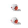 thumbnail image 4 of Bewildely Mini removedor de pelo para mascotas, forma de bola redonda, rodillo reutilizable para pegar pelusas, herramientas de limpieza, viajes, Naranja 2piezas, 4 of 6
