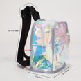 thumbnail image 3 of Mini mochila transparente para mujer, mochilas escolares transparentes de PVC para niños y niñas (colorido) Tmvgtek Para Estrenar, 3 of 4