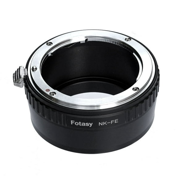 Fotasy Nikon F Lens to Sony E-Mount Adapter, Infinity Focus, Compatible Sony NEX-5T NEX-6 NEX-7 a3000 a3500 a5000 a5100 a6000 a6300 a6400 a6400 a6500 a6600 ZV-E10 a7 a7r a7s II III IV a9 A9II