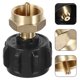 thumbnail image 2 of Adaptador de recarga de propano Adaptador de recarga de tanque de propano de latón Acoplador de tanque de cilindro de gas para recarga segura de propano Mantenimiento del cilindro de gas, 2 of 7