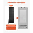 thumbnail image 3 of VEVOR Pegboard Display Stand with 30 Hooks Pegboard Panels Display with a Plate Black, 3 of 9