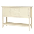 thumbnail image 6 of Topbuy Buffet Cabinet Sideboard Wooden Console Table with 2 Storage Drawers & 2 Cabinets & Bottom Shelf Beige, 6 of 7