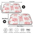 thumbnail image 3 of Fotbe Kawaii Pigs Car Windshield Sunshade | Sun Visor Protector Front Window Shade, Keeps Out UV Rays, Keeps Your Vehicle Cool-Small, 3 of 7