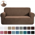 thumbnail image 1 of 2024 2-Piece Set Slipcover Sofa & Loveseat Cover Protector 4-Way Stretch Elastic - 96” x 74” Navy, 1 of 5