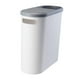 thumbnail image 3 of Bote de basura para baño delgado, contenedor de basura para cocina, contenedor de basura de espacio estrecho para el hogar, baño, inodoro, oficina y, 3 of 8