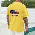 thumbnail image 4 of Guluxicc Mens Patriotic Graphic Shirts 4th of July Tee Shirts Regular Fit Summer Independence Day Tops, 4 of 6