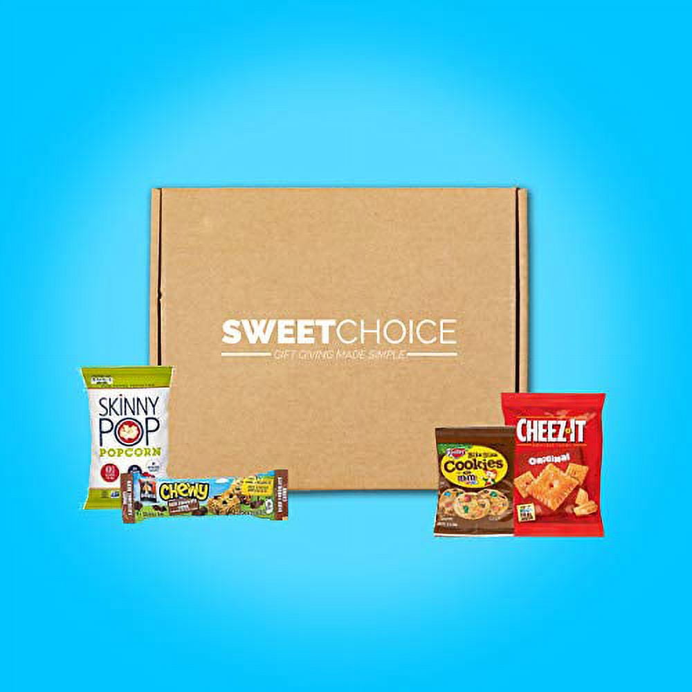 Care Package (150) Variety Snacks Gift Box Bulk Snacks - College Students, Military, Work or Home - Over 9 Pounds of SNACKS! Snack Box Fathers Gift