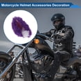 thumbnail image 3 of Accesorios de Casco de Motocicleta Decoración Orejas de Gato Gradientes para Cascos de Motocicleta Bicicleta Esquí Morado Blanco Pegatina 1 Juego, 3 of 6