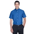 thumbnail image 1 of Oxford de manga corta para hombre con antimanchas AZUL FRANCÉS 3XL harriton M600S, 1 of 1