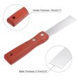thumbnail image 3 of Uxcell 1" Cuchillo de masilla de acero inoxidable con mango de madera para paneles de yeso, 3 of 7