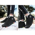 thumbnail image 5 of Odeerbi Toddler Boys Girls Fleece Lined Boots Children's Winter Warm Plush Thick Cotton Shoes Boots Black 38, 5 of 5