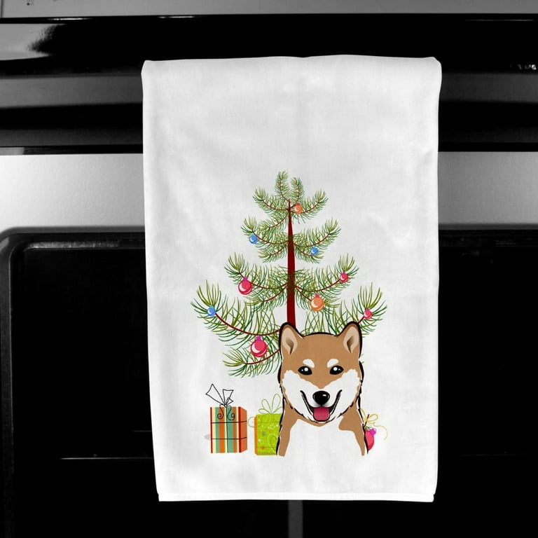 Decorative Towel Santa / Fox Tea Towels Set / 2 Clean Up Kitchen