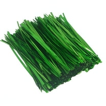 XIBUFE Green Plastic Twist Ties, 6in Cable Ties, 800pcs Reusable Bag Ties Plastic Bread Twist Tie for Bags, Gardening Tools, Green