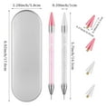 thumbnail image 2 of 2 Pack Rhinestone Picker, Dual-End Rhinestones Pickup Tool Diamond Art Painting Dotting Pen Gem Picker Tool For Nail Gems Flatback Swarovski Crystal Nail Art Diy Decoration Tool With 4 Wax Tip E22, 2 of 3