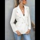 thumbnail image 4 of Chaqueta Blazer para Mujer, Informal, de Negocios, con Frente Abierto, Solapa, Elegante Abrigo con Bolsillos L, 4 of 9