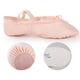 thumbnail image 3 of Zapatillas de ballet suaves de lona para adultos y niños, zapatillas de gimnasia para bailar, 3 of 6