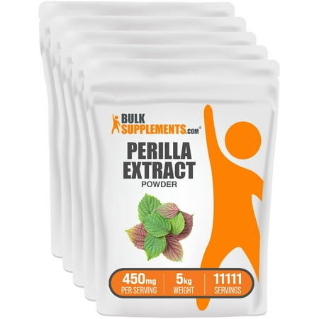 BulkSupplements Perilla Extract Powder - 450mg per Serving - 5 Kilograms (11 lbs) - 11111 Servings