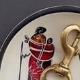 thumbnail image 2 of Kisii Stone African Women Round Paper Clips Ring Dish, 2 of 4