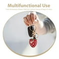 thumbnail image 3 of Hytrove Llavero Colgante De Fresa Con Para De, 3 of 6