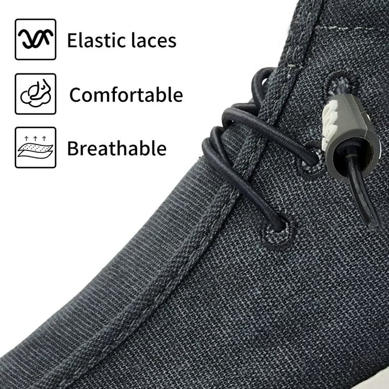 Mens Loafers Casual Boat Shoes Canvas Lightweight Softsole