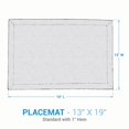 thumbnail image 4 of Park Designs Snowflake Lodge Placemat Set Of 4, 4 of 5