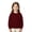 #A01-Wine, variant on Abcomgle Girls Long Sleeve Sweatshirt Loose Solid Color Pullover Sweatshirts for Girls Fleece Crewneck Sweaters for Teens Lightweight Winter School Clothes for Teen Girls