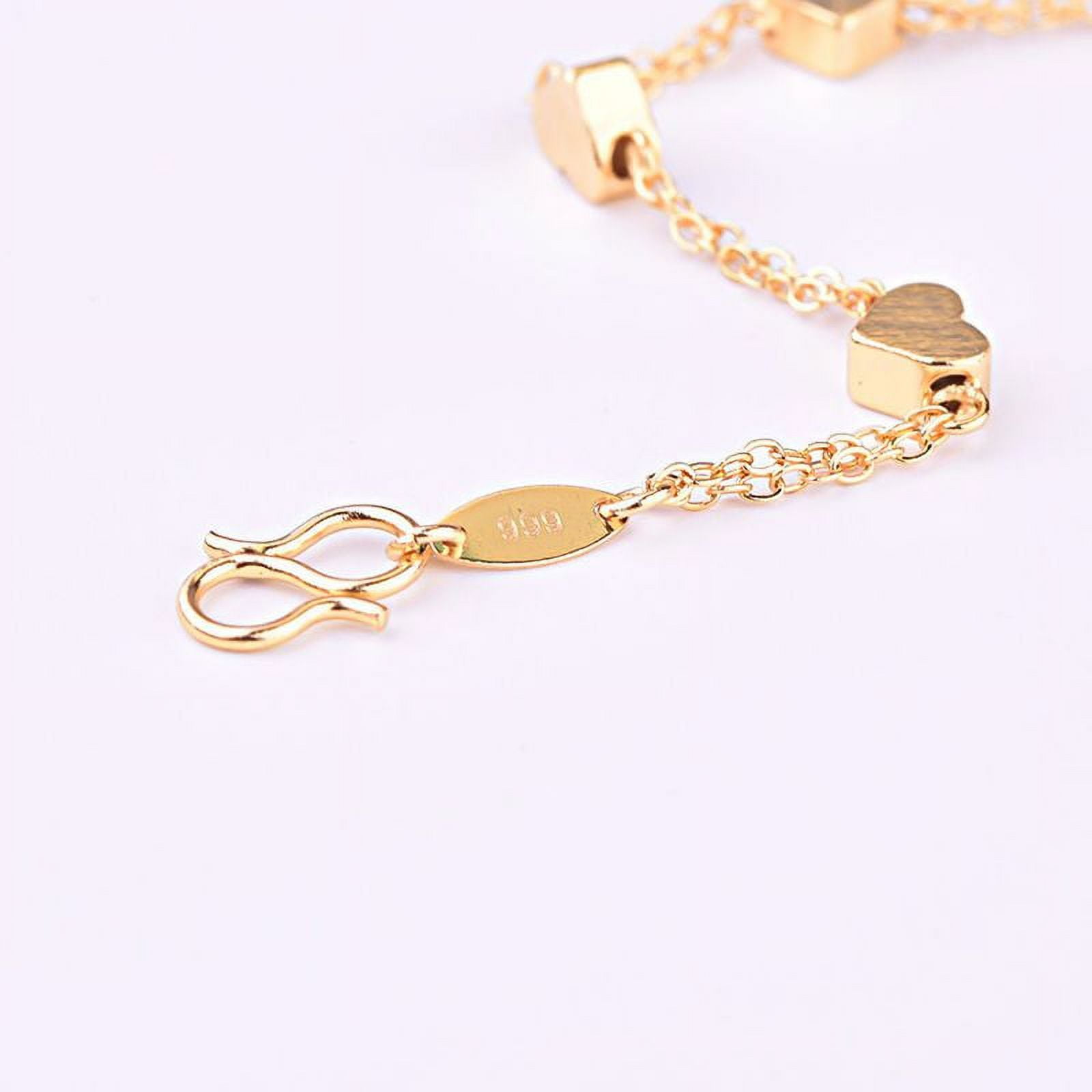 DiamondX Pure 18K Gold Simple Design Au 750 Light Weight Girl Bracelet -  China Jewelry and Real Gold Jewelry price | Made-in-China.com