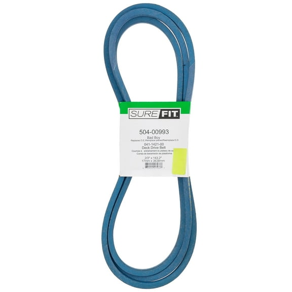 SureFit 50" Deck Drive Belt for Bad Boy 041-1421-00 ZT50 Zero-Turn 50" Mowers