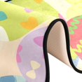 thumbnail image 5 of Coolnut Easter Eggs Pattern Area Rug - 2' x 6' Washable Runner Rugs with Rubber Backing - Non Skid Floor Carpet for Indoor Living Room Hallway Kitchen Home Decor Gifts, 5 of 7