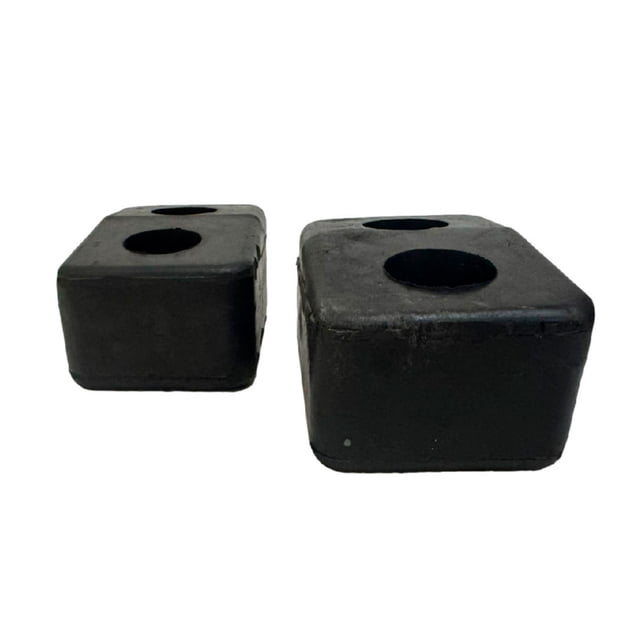 Phasa Tope Hule Negro Par Carrocería Camión 6"x4" Redila Antigolpe