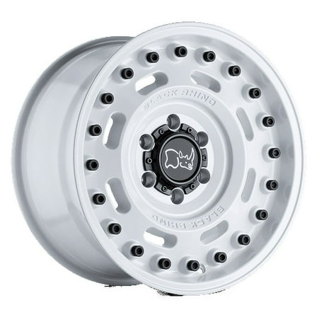 Black Rhino Axle 17X9.5 6X139.7 6Et 71.5Cb Gloss White Wheel