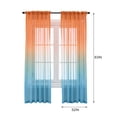 thumbnail image 1 of ux Linen Ombre Sheer Cortinas Voile Semi Sheer Cortinas para Dormitorio Sala de estar Juego de, 1 of 8