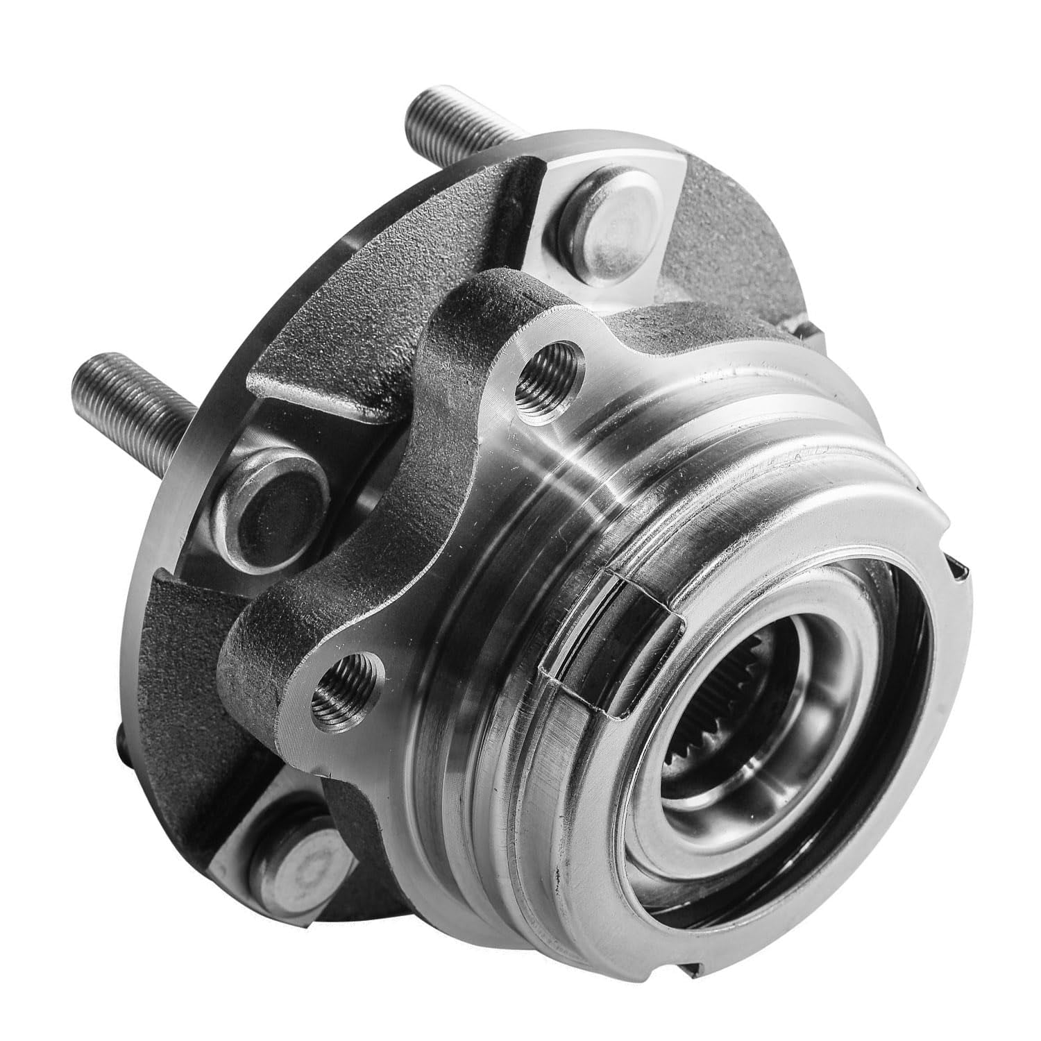 Detroit Axle -  Front Wheel Bearing Hub Assembly for 2007 2008 2009 2010 2011 2012 Nissan Altima [2.5L 5 Lug w/ABS]