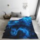 thumbnail image 5 of Fotbe Wolf Manta de Franela Acolchonada con Estampado, Súper Suave y Esponjosa, Extra Grande para Sofá, Cama, Uso Todo el Año-60"x50", 5 of 7