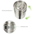 thumbnail image 2 of 2 Pcs Camping Cookware Cooking Set Outdoor Stainless Steel Camping Pots Cup Mug For Backpacking Hiking Picnic, 2 of 8