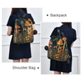 thumbnail image 4 of FORMRS Women's Travel Backpack Purse Anti-Theft Hidden Pockets Casual Shoulder Bag, Forest Mushroom, 4 of 7