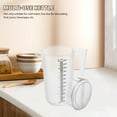 thumbnail image 3 of OFFIGAM Transparent Plastic Juice Pitcher with Lid and Ergonomic Handle for Home Use - 1 Piece Drink Container, 3 of 8