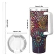 thumbnail image 4 of Bingfone Fireworks2 for 40 Oz Stainless Steel Travel Mug Double Wall Water Coffee Cup for Home,Office, Outdoor Works Great for Ice Drinks and Hot Beverage, 4 of 8