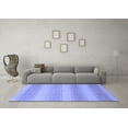 thumbnail image 3 of Ahgly Company Machine Washable Indoor Rectangle Abstract Blue Modern Area Rugs, 6' x 9', 3 of 4