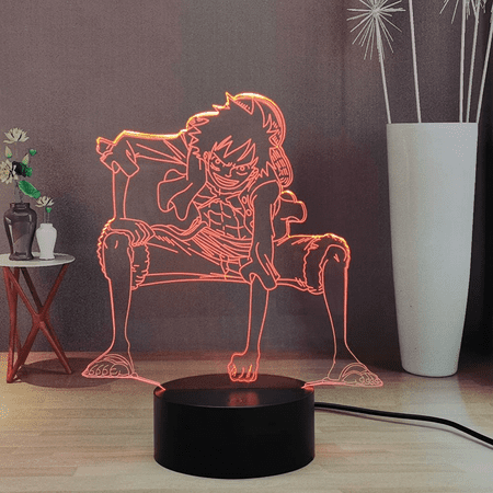 

Luffy 3D Anime Night Light Monkey·D·Luffy USB LED Night Light for Kids Roronoa Zoro Child Bedroom Desk Decor Lighting