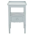 thumbnail image 2 of Safavieh Araminta Traditional Wood End Table, Winter Sky, 2 of 12