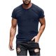 thumbnail image 1 of Camiseta De Manga Corta Y Cuello Redondo Para Hombre, Hombros Rectos, 100 Algodn, Talla Pequea, Transpirable, Ideal Para Uso Casual En Verano O Para Ir Al Gimnasio. Paquete De 1 Unidad., UKHBMC, 1 of 8