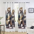 thumbnail image 5 of Rats Mouse Guitas Blackout Curtain Panels Drapes Privacy Assured with Light Filtering Curtains for Living room Bedroom Bathroom Window, 5 of 6